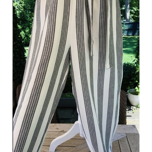 Rails Angela Cypress‎ Stripe Linen Blend Jumpsuit  XS Summer vacation travel - Picture 5 of 13